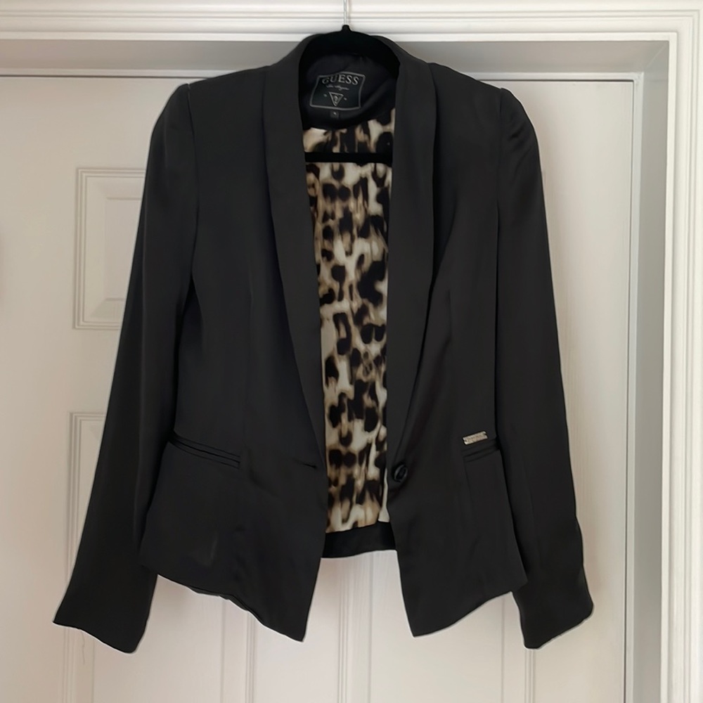 Guess satin blazer